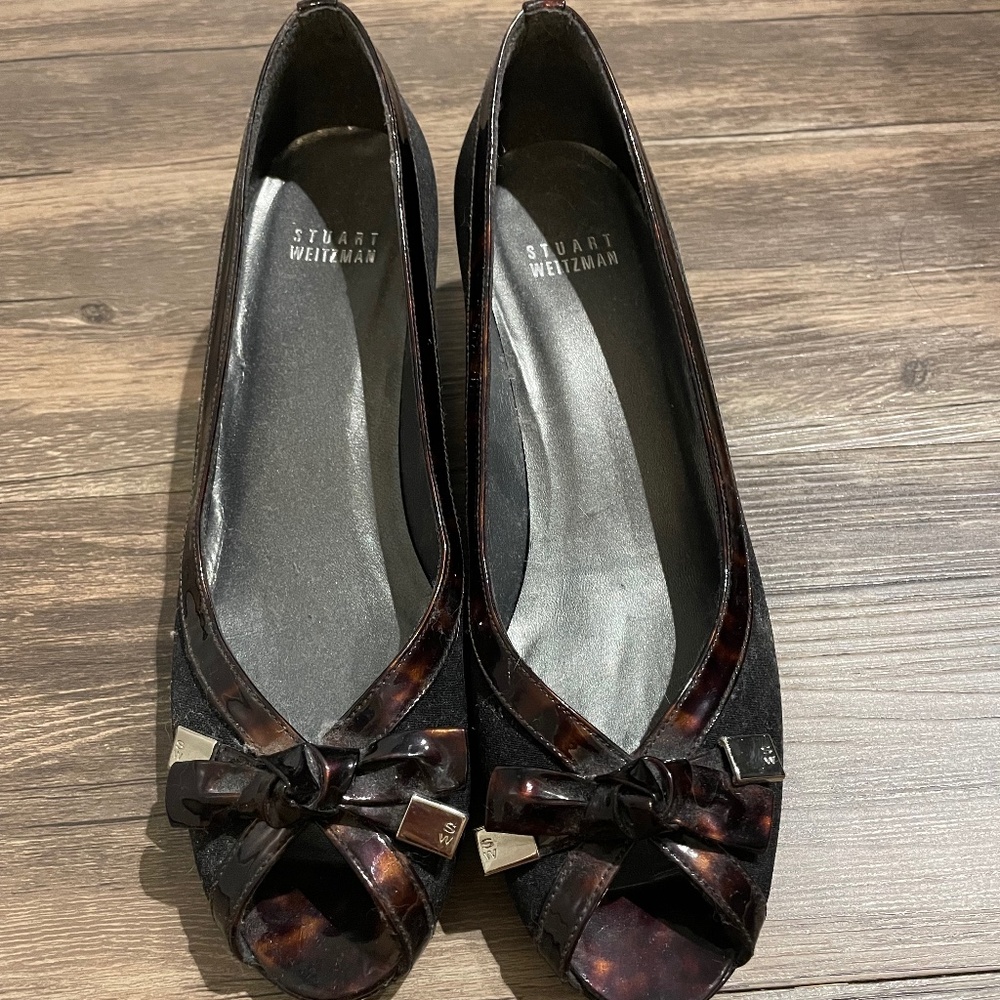 Stuart Weitzman Leather Mid Heel